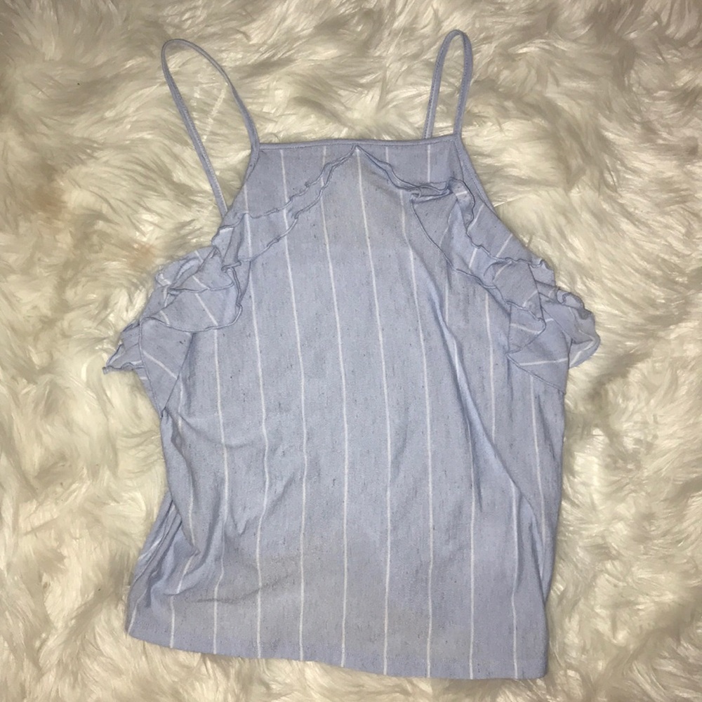 AE ruffled tank top